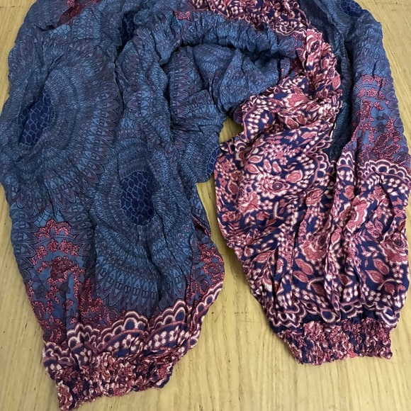 JIBJAAB Bohemian Multicolor Harem  Festival Hippie Wide Leg Pants OS - Picture 10 of 13